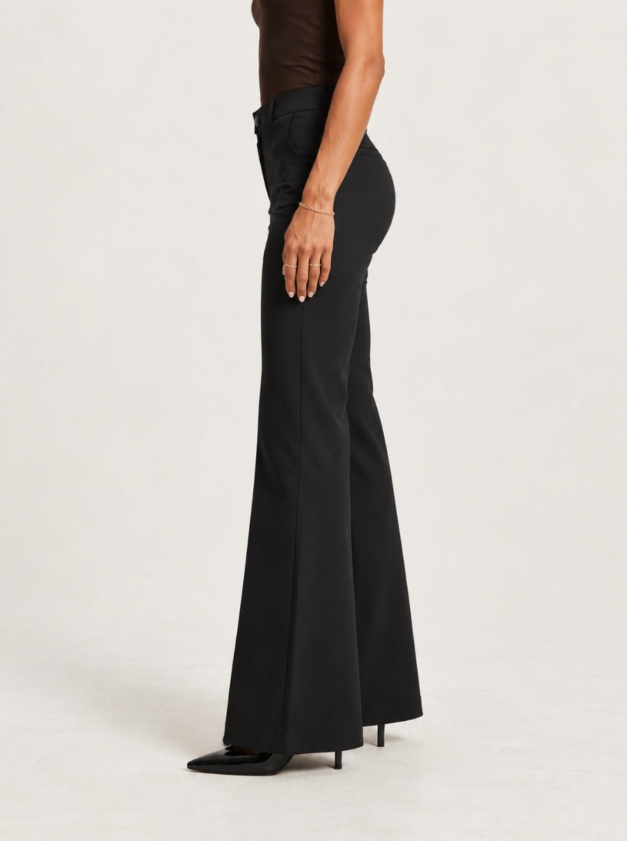Tall Business Hose Flared mit Schlag