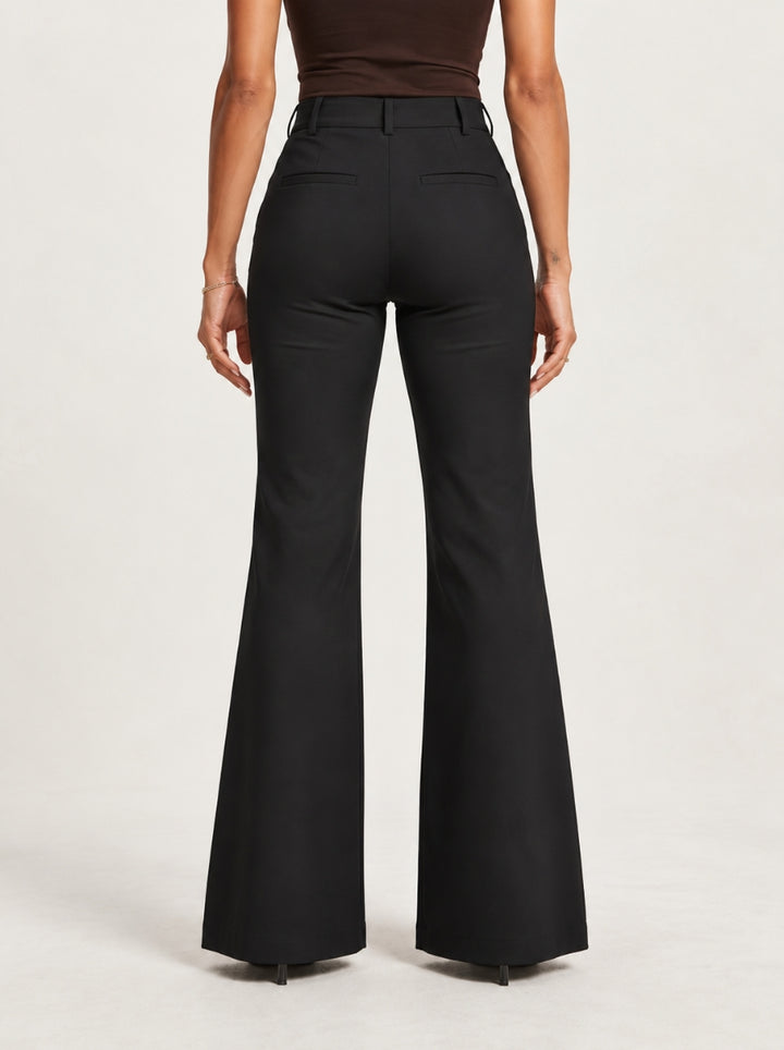 Tall Business Hose Flared mit Schlag
