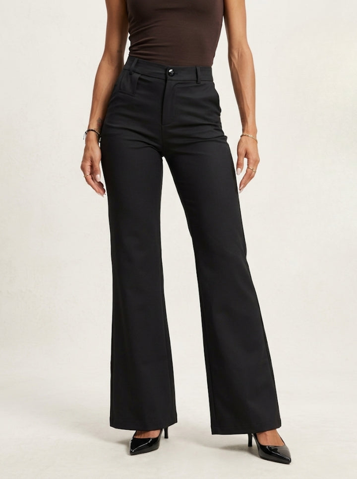 Tall Business Hose Flared mit Schlag